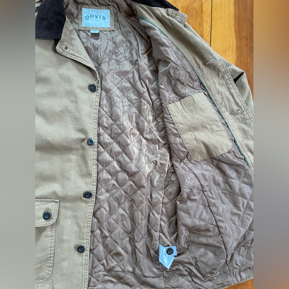 Orvis Quilt-lined Barn Jacket Men’s M - Picture 3 of 7